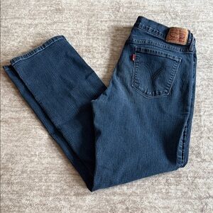 Levi's Women’s 505 Indigo Straight Jeans